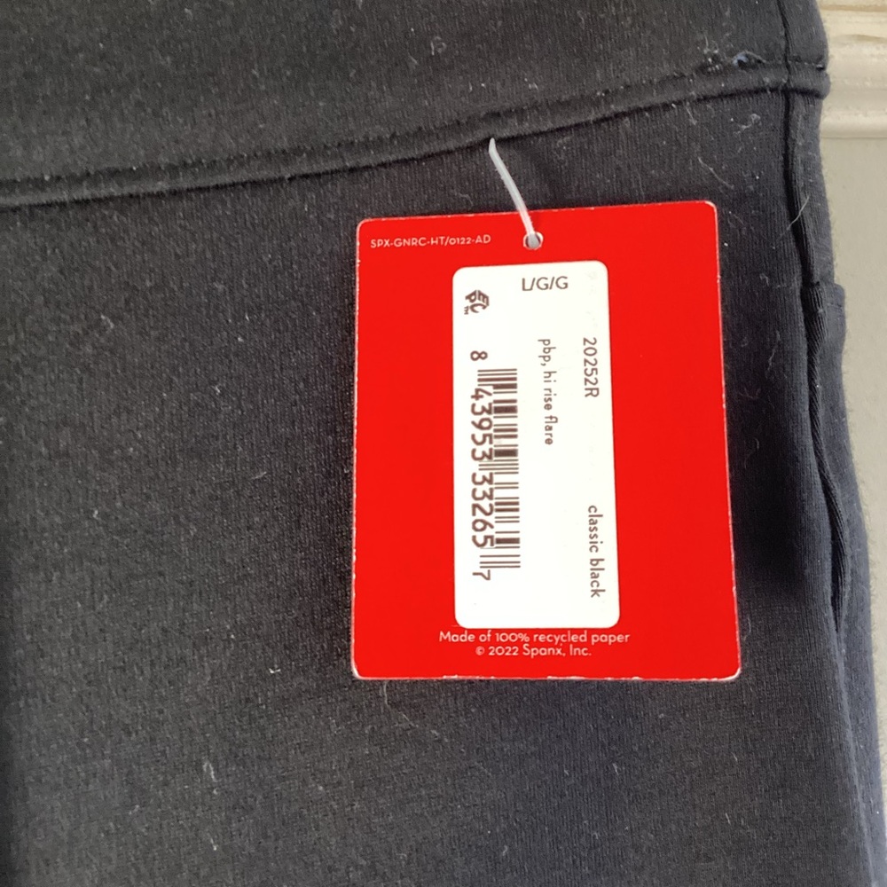 SPANX  NWT Classic Black Flare Women's Pants Size Large - Picture 6 of 10